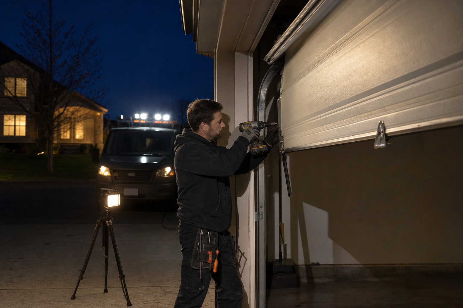 Garage Door after-hours emergency dispatch
